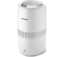 Philips sadzīves tehnikas gaisa mitrinātājs 2000 Series - NanoCloud tehnoloģija, mitrina telpas līdz 31 m2, 2 L ūdens tvertne, 99% mazāk baktēriju, balts (HU2510/10)