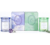 The Spirit Store aromātisko sveču komplekts | Lavanda un eikalipts | Ziemassvētku dāvana sievietēm draudzenei dzimšanas dienā | Wellness Natural Soy