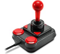 Speedlink COMPETITION PRO EXTRA USB Joystick - Digitaler Joystick mit DirectInput und Mikroschalter, melns ar rotāciju