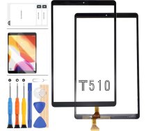 LADYSON Ekrāna nomaiņas komplekts priekš Samsung Galaxy Tab A 10.1 2019 T510 T515 SM-T515 SM-T510 Touch Screen Digitizer Glass Panel Repair Parts for SM T510 Touchscreen Free Tools