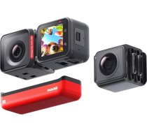 Insta360 ONE RS Twin Edition - ūdensnecaurlaidīga 4K60 kadru sekundē uzņemšanas kamera un 5,7K 360° kamera ar maināmiem objektīviem, stabilizāciju, 48 MP fotoattēliem, aktīvo HDR, AI rediģēšanu