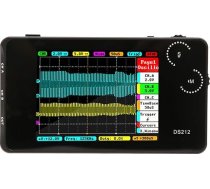 Portatīvais digitālais osciloskops DS212, Yctze Probe Test Channel Oscilloscope Digital Handheld DS211 2 kanālu multimetrs