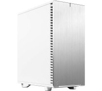 Fractal Design Define 7 Compact White, kompaktes ATX PC Gehäuse aus Aluminium/Stahl, gedämmt für Silent Computing - izgatavots no alumīnija/Stahl