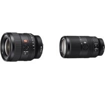 Sony FE 24mm f/1.4 GM | Pilna kadra, platleņķa, augstākās klases (SEL24F14GM) un E 70-350mm f/4.5-6.3 G OSS | APS-C, super tālummaiņas objektīvs (SEL70350G)