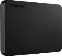 Toshiba HDTB310EK3AA 1TB Canvio Basics USB 3.0 portatīvais ārējais cietais disks (atjaunots) Jaunākā versija 78 x 109 x 19,5 mm melns