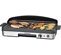 Rommelsbacher BBQ 2003 galda grils ar turbo zonu, 3 slāņu nesadalāms pārklājums, gatavošanas virsma 50 x 25 cm, 1900 Watt