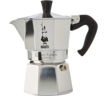 Bialetti Industrie Spa Bialetti Moka Express 2020 Band krūze 3, sudraba/melna krāsā