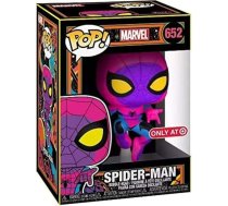 Funko Pop! Marvel: Blacklight Spider-Man vinila figūriņa Ekskluzīva Black Light Edition Spiderman - tikai Pop