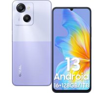 OSCAL Modern 8 viedtālrunis bez līguma, 16 GB RAM + 128 GB ROM/TF 1TB, 6,75 collu HD+ IPS 90Hz 6000 mAh 50 MP + 5 MP kamera Octa-Core Android mobilais tālrunis, sejas + pirkstu nospiedumi, 4G Dual SIM karte