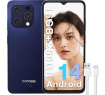 DOOGEE N55 Pro (16GB + 256GB) Android 14 viedtālrunis bez līguma 6,56 collu HD+ 90Hz mobilais tālrunis lēts, 5180 mAh 13MP + 8MP kamera Octa Core Dual SIM 4G Simlock-free Mobilie telefoni Sejas noteikšana