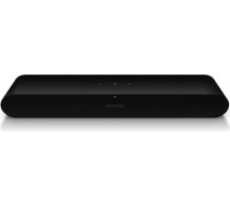 Sonos Ray Soundbar, 4 digitālie D klases pastiprinātāji, Trueplay, nakts skaņa, Dolby Digital, skārienvadība, optiskais savienotājs - melns