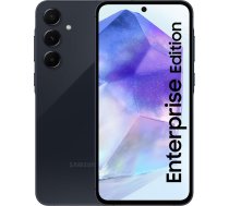 Samsung Galaxy A55 5G Enterprise Edition, Android viedtālrunis, biznesa tālrunis ar 6 GB RAM / 128 GB, 50 MP kamera, Knox, IP67 ūdens un iestrēgumu izturīgs - melns - 3 gadu garantija