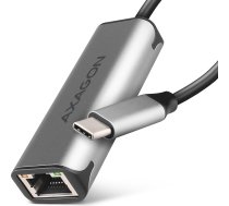 Axagon Ade-25rc tīkla adapteris 2.5 gigabit ethernet, realtek 8156, usb-c 3.2 gen 1, automātiska uzstādīšana, pelēks