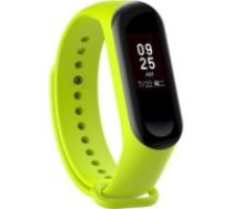 Fusion Accessories Fusion wave siksniņa pulkstenim Xiaomi Mi Band 3 / Mi Band 4 zaļa