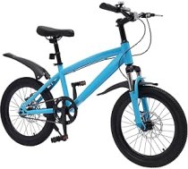 TIXBYGO 18 collu MTB bērnu velosipēds kalnu velosipēds Unisex bērnu velosipēdi ar V veida bremžu bremzēm un dubļusargu, BMX stila bērnu velosipēds meitenēm un zēniem no 8 gadiem, augstums 125-140 cm