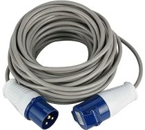 Electraline — 461470 IP44 rūpnieciskais pagarinājums, kabelis Fror 3 G1,5 10 m, vīrišķais un vīrišķais IEC 220 VT 2P