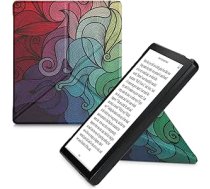 kwmobile aizsargmaciņš, kas saderīgs ar Amazon Kindle Oasis 10. paaudzi — mākslīgās ādas futrālis — eReader vāciņš — krāsa rozā zila zaļa
