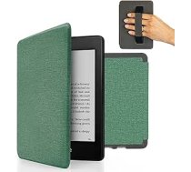 MyGadget futrālis Amazon Kindle Paperwhite 10. paaudzei (2018. gada modelis — PQ94WIF — 6 collas) ar rokas siksnu un automātiskās miega/modināšanas funkciju — pārslēdzams korpuss tirkīza krāsā