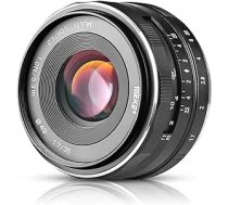 Meike 35 mm F/1,7 Weitwinkelobjektiv für Fujifilm X Mount Mirrorless Camera X-T3 X-H1 X-Pro2 X-E3 X-T1 X-T2 X-T10 X-T20 X-A2 X-E2 X-E2S X- E1 X30 X70 X-M1 X-A1 Xpro1 usw. schwarz