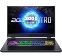 Acer Nitro 5 (AN517-55-96S6) spēļu klēpjdators | 17,3 collu FHD 144 Hz displejs | Intel Core i9-12900H | 16 GB RAM | 1 TB SSD | NVIDIA GeForce RTX 4060 | Windows 11 | QWERTZ tastatūra | Melns ANEB0C5XZ28TLT