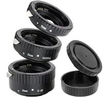 Automātiskais starplikas gredzens 3 daļ., 12 MM, 21 MM un 5 MM makro fotografēšanai, saderīgs ar Canon EF / EF-S EOS 1100D, 1000D, 700D, 650D, 600D, 550D, 500D, 400D, 400D0,50D0,50D0D0 40D 30D 20D 10D 7D 6D 5D sērija 1D sērijas slēdžu sērija