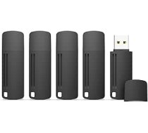 KEXIN 32 GB USB atmiņas kartes, 5 pack., USB zibatmiņas disks, USB 2.0 atmiņas karte ar vāciņu, mini USB atmiņas zibatmiņa, USB zibatmiņas disks, USB atmiņas zibatmiņa, pildspalvas disks, datu atmiņa datoram, planšetdators, televizors,