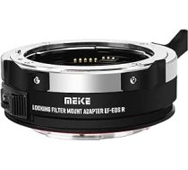 Meike MK-EFTR-CL automātiskās fokusa bloķēšanas nolaižamā filtra stiprinājuma objektīva adapteris Canon EF uz EOSR ar mainīgu ND filtru un UV filtru EOS R R5 R6 RP R7 R10 C70 kamerām