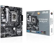 ASUS Prime H610M-A D4-CSM biznesa mātesplates ligzda Intel LGA 1700 (mATX, PCIe 4.0, 1Gb Ethernet, ASUS COM atkļūdošanas galvene, attālā IT pārvaldība) ANEB09Q6HXYWQT