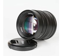 7artisans 55mm F1.4 aps-c mit festen, Objektiv für Canon Kameras EOS-m Halterung wie M1 M2 M3 M5 M6 M10 (5514MBI)