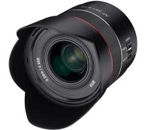 Samyang AF 35 mm F1.8 Sony FE Mazs, bet universāls — pilna formāta un APS-C fiksēta fokusa garuma automātiskā fokusa objektīvs Sony EMont kamerai Alpha A9 A7 A7c A6000 A5000 Nex