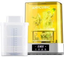 ANYCUBIC Wash and Cure 3 Plus LCD/SLA/DLP sveķu 3D printerim, divslāņu konstrukcija un IPA taupīšana, 228 x 128 x 260 mm, Photon M5/M5s/X2/X2/X 6Ks/Halot-Mage/Mars 4/Saturn sērijai