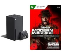 Xbox SERIES X 1TB atjaunots + Call of Duty: Modern Warfare III Cross-Gen komplekts One/Series X|S - Lejupielādes kods