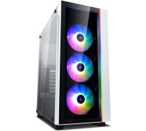 DeepCool Matrexx 55 V3 ADD-RGB WH 3F Tower kaste, balta, rūdīts stikls