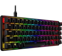 HyperX Alloy Origins 65 - Mehāniskā spēļu klaviatūra - īpaši kompakta, 60 % izmēra - HyperX Red Aqua (taktilā) - dubultā šāviena PBT taustiņi, melnā krāsā