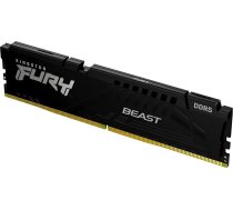 Kingston Fury Beast 16GB 6000MT/s DDR5 CL40 DIMM spēļu datoriem paredzēta atmiņa KF560C40BB-16