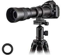 Venidice 420-800mm F8.3 telefoto tālummaiņas objektīvs ar manuālu fokusēšanu un T-Mount stiprinājumu priekš Nikon D5500 D3300 D3200 D5300 D3400 D7200 D750 D3500 D500 D600 D700 D850 D51000 0 Camera