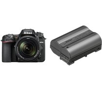 Nikon D7500 digitālā spoguļkameru DX formātā ar Nikon AF-S DX 18-140mm 1:3,5-5,6G ED VR un EN-EL15c litija jonu akumulatoru