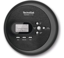 TechniSat DIGITRADIO CD 2GO portatīvais CD atskaņotājs (Discman, MP3 ar atsākšanas funkciju, ASP, austiņu ligzda, integrēta antena austiņās, DAB+/FM uztveršana, ekvalaizeris, iecienītāko objektu atmiņa) melns