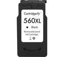 Cartridgeify 560XL printeru kasetnes, kas saderīgas ar Canon PG-560 XL kasetnēm (1 x melna), priekš PIXMA TS5350 TS7450 TS7451 TS5351 TS5352 TS5353 TS5353