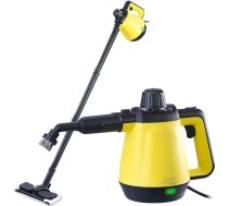 Sichler Haushaltsgeräte rokas tvaika tīrītājs: 2-in-1 rokas tvaika mops, tvaika mops un slota, 16 gabalu piederumi, 1200 W (portatīvais tvaika tīrītājs, tvaika tīrītājs logu tīrīšanai, mēbeļu tīrīšanas līdzeklis)