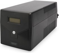 UPS line-ineractive lcd, 1500va/900w, 2x12v/9ah, avr, 4xschuko, usb, rs232, rj45