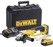 DEWALT Akumulatora skrūvgriezis (18V, 4,0 Ah, 125 mm Scheiben-ø, für alle Standard-Trenn,- Schleif- und Schrupparbeiten, inkl. 2x XR Akkus, Schnell-Ladegerät, Schutzhaube, Stirnlochschlüssel und Transportkoffer), DCG412M2