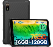 Ulefone Armor Pad Pro āra planšetdators 16GB RAM + 128GB ROM/SD-2048GB Android 13, izturīgs planšetdators 8.0 collu, 7650mAh akumulators 48MP kamera, Dual SIM 4G IP68/IP69K GPS NFC 5G-WiFi Black