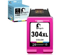 Penguin 304XL (1 krāsa) atjaunota tintes kasetne HP 304xl priekš AMP 100 120 130 Deskjet 2622 2652 2680 3720 Envy 5020 5030 5052 Printeris