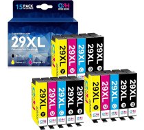 OFFICE HELPER Multipack 29XL printeru kasetnes, kas saderīgas ar Epson 29XL 29 XL Multipack priekš Epson XP-342 XP-332 XP-345 XP-352 XP-442 XP-445 XP-445 XP-455 XP-432 XP-245 XP-235 XP-335 XP-435 XP-247 (Iepakojumā ar