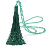 Modes Boho Long Fringe Tassel Sievietes kaklarota Stikla krelles Crystal Bohēmas rotaslietas-Color6