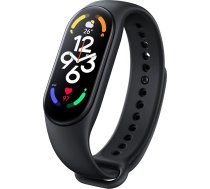 Xiaomi Mi Smart Band 7 Fitness, aktivitātes sekotājs, 1.62 AMOLED displejs, 110+ treniņu režīmi, 5ATM, SpO2 izsekošana, miega, sirdsdarbības un sirds ritma monitorings, līdz 14 dienu akumulatora darbības laiks, Mi Fit aplikācija, melns