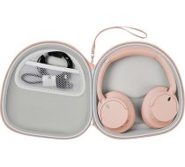 PAIYULE FutrДЃlis Sony WH-CH720N/ Sony WH-CH520 bezvadu Bluetooth austiЕ†ДЃm ar trokЕЎЕ†u slДЃpД“ЕЎanu pДЃr ausД«m, somiЕ†a organizatoram, ceДјojuma somiЕ†a (tikai kДЃrba) (Rose Gold) (Rose Gold)