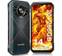 DOOGEE S Cyber izturīgs viedtālrunis, 20GB RAM + 256GB ROM, 10800mAh neiznīcināms tālrunis, 6,58" FHD izturīgs tālrunis, 50MP + 16MP + 5MP Android 14 Octa-Core, Face ID/Fingerprint/NFC/OTC/GPS,