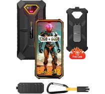 Ulefone Armor X13 12GB+64GB Triecienizturīgs Android 13 50MP + 24MP nakts redzamības 8-core 6,52" HD+ 6320mAh triecienizturīgs ūdensizturīgs viedtālrunis 4G Dual Nano SIM/3-Slots/NFC/IP68/69K - Orange